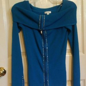 Blue Cache Studded Jacket!
